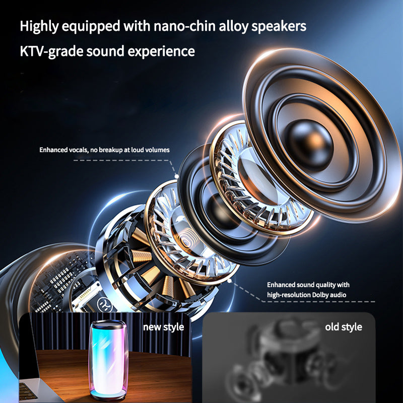 KING LUCKY - K9 Karaoke rhythm light effect speaker